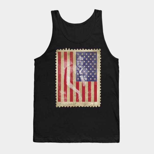 Andy Warhol USA flag Tank Top by Chillashop Artstudio